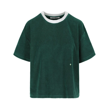 Belle Terry Towelling T-shirt Forest